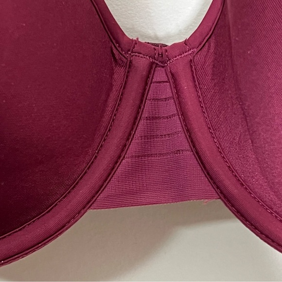 Third Love Seamless Full Coverage 24/7 Bra Maroon Rust Size 34D, fits like a 32D - Picture 5 of 7